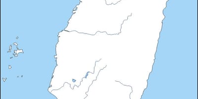 Bản đồ của đài Loan phác thảo
