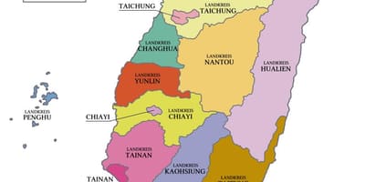 Bản đồ của đài Loan tỉnh