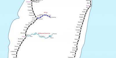 Bản đồ đường sắt đài Loan