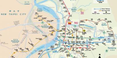 Tàu điện ngầm bản đồ đài Loan